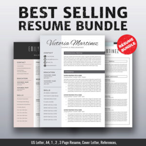 The-Victoria-Resume-Template-Bundle